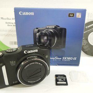 Canon PowerShot SX160 is 16.0 MP Digital Camera with 16x
